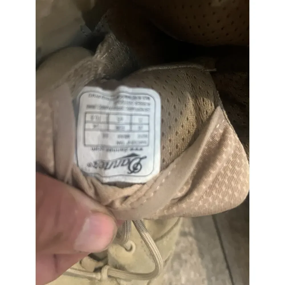 Danner Desert TFX Tan Leather Combat Tactical Boots Men's Size 11 EE Wide